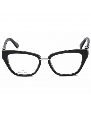 Swarovski Women's Eyeglasses - Shiny Black Full-Rim Square Plastic Frame | SK5251 001 en ligne