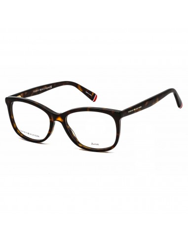 Tommy Hilfiger Women's Eyeglasses - Dark Havana Rectangular Frame | TH 1588 0086 00 Les êtres humains sont 