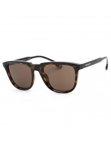 Burberry Men's Sunglasses - Dark Havana Square Frame Brown Lens | 0BE4381U 300273 Livraison rapide