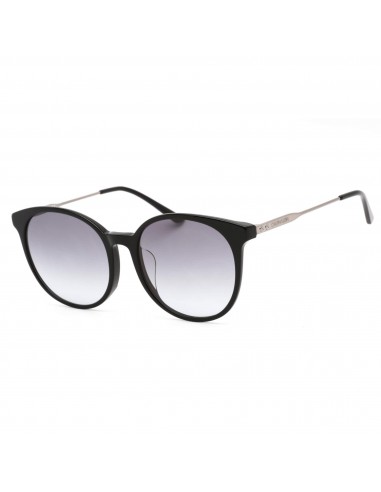 Calvin Klein Women's Sunglasses - Black Round Plastic Frame Grey Lens | CK18711SA 001 pas cher