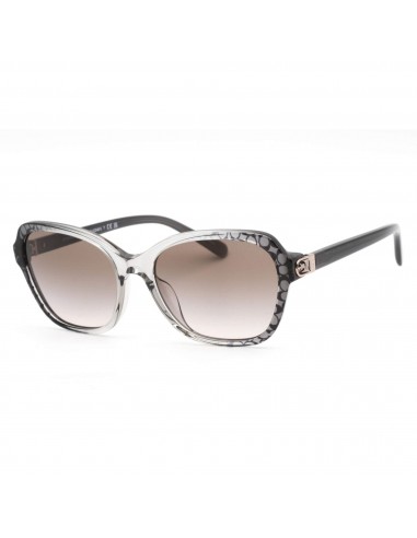 Coach Women's Sunglasses - Grey Gradient Butterfly Shape Plastic Frame 0HC8349U 57103B commande en ligne