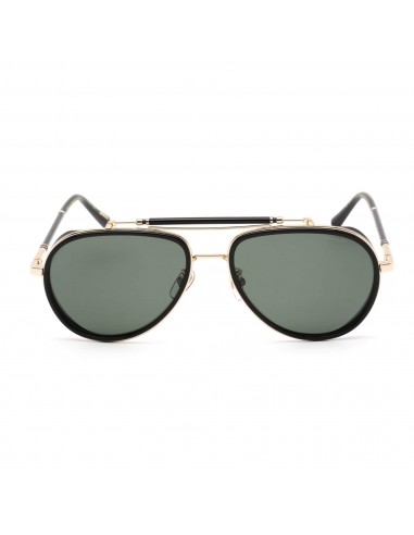 Chopard Men's Sunglasses - Brown Lens Black/Gold Aviator Shaped Frame | SCHF24 700P 50-70% off 