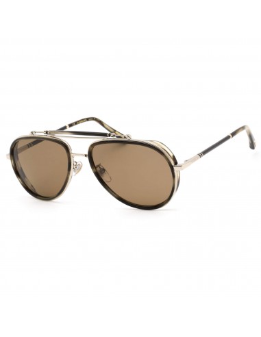 Chopard Men's Sunglasses - Shiny Brown Striped Havana and Gold Frame SCHF24 7HLP JUSQU'A -70%! 