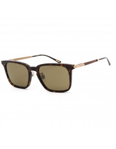 Chopard Unisex Sunglasses - Mud Green Lens Shiny Dark Havana Rectangular SCH339 722P pas cheres