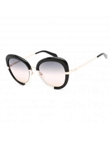 Emilio Pucci Women's Sunglasses - Full Rim Shiny Black/Rose Gold Frame | EP0115 01B de l' environnement