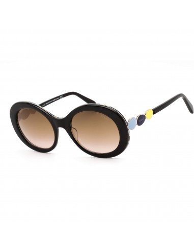 Emilio Pucci Women's Sunglasses - Havana Pantographed Oval Plastic Frame | EP0127 52F votre