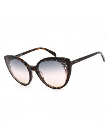 Emilio Pucci Women's Sunglasses - Smoke Lens Havana Cat Eye Shape Frame | EP0182 52B les ligaments