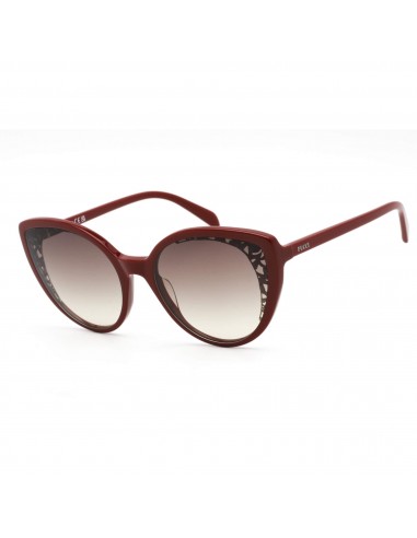 Emilio Pucci Women's Sunglasses - Gradient Lens Red Cat Eye Shape Frame | EP0182 66T soldes