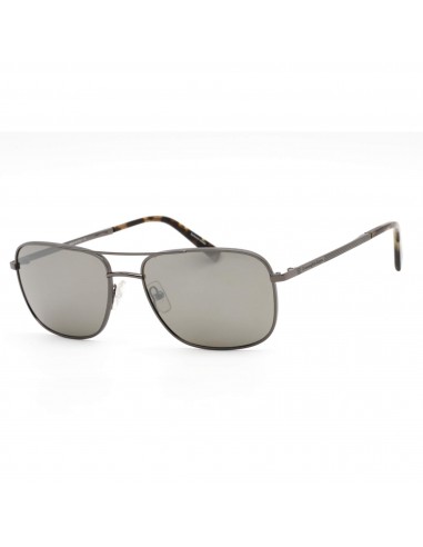 Ermenegildo Zegna Men's Sunglasses - Shiny Gunmetal/Havana Metal Frame | EZ0079 08C Livraison rapide