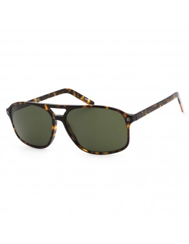 Ermenegildo Zegna Men's Sunglasses - Havana Pantographed Plastic Frame | EZ0151 56N Paris Déstockage Promo