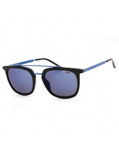 Hugo Men's Sunglasses - Blue Lens Metal Square Shape 52 mm Frame | HG 1031/S 00VK XT Dans la société mordern