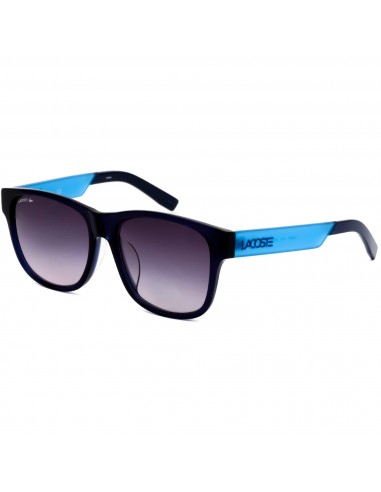 Lacoste Unisex Sunglasses - Grey Gradient Lens Blue/Black Square Frame | L835SA 424 2024