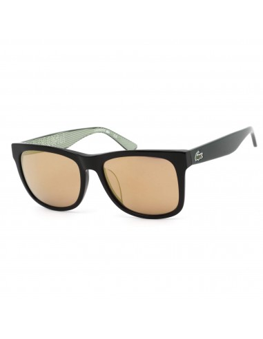 Lacoste Unisex Sunglasses - Solid Green Lens Plastic Square Shape Frame | L805SA 001 Découvrez la collection