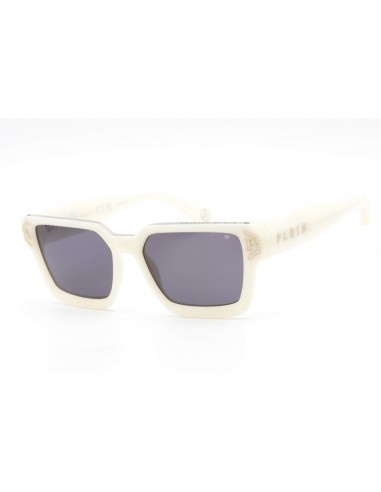 Philipp Plein Unisex Sunglasses - Marmorized Ivory Rectangular Frame | SPP005M 09YL En savoir plus