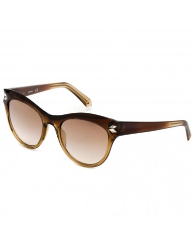 Swarovski Women's Sunglasses - Light Brown Cat Eye Frame Brown Lens | SK0171 47G france