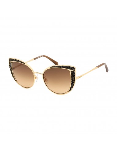 Swarovski Women's Sunglasses - Gold Cat Eye Frame Gradient Brown Lens | SK0282 30F basket pas cher