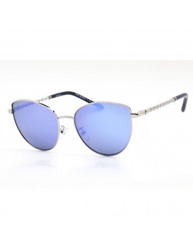 Tory Burch Women's Sunglasses - Metal Cat Eye Frame Blue Mirror Lens | 0TY6091 333122 s'inspire de l'anatomie humaine