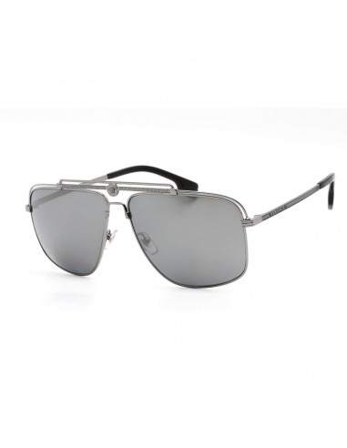 Versace Men's Sunglasses - Gunmetal Full Rim Frame Polarized Lens | VE2242 1001Z3 plus qu'un jeu 