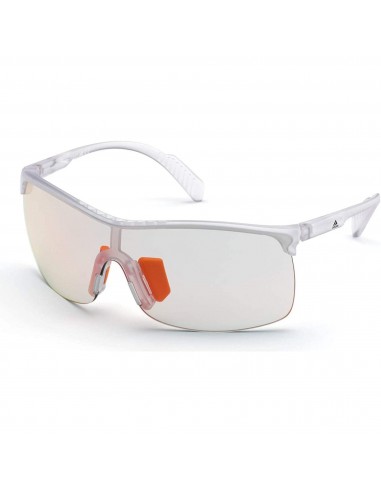 Adidas Women's Sunglasses - Crystal Plastic Half Rim Shield Frame| ADIDAS SP0003 26C À commander