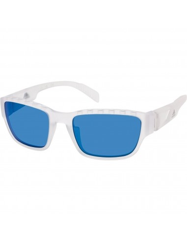 Adidas Men's Sunglasses - Crystal Rectangular Frame Blue Lens | ADIDAS SP0007 26X pas cher chine