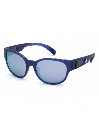 Adidas Unisex Sunglasses - Matte Violet Plastic Mirrored Lens | ADIDAS SP0009 82Z Vous souhaitez 