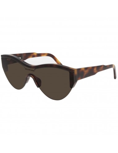 Balenciaga Unisex Sunglasses - Havana Half Rim Plastic Frame | BALENCIAGA BB0004S 7 de l' environnement