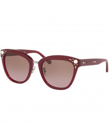 Coach Women's Sunglasses - Burgundy Cat Eye Plastic Frame | COACH 0HC8266H 55261453 shop