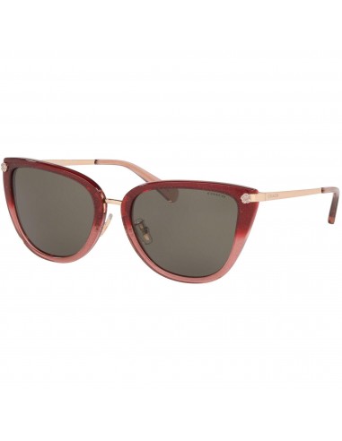 Coach Women's Sunglasses - Burgundy Glitter Gradient Frame | COACH 0HC8276 55513 pas cheres