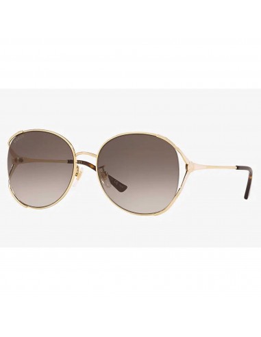 Gucci Women's Sunglasses - Gradient Lens Gold/Havana Oval Shape Frame | GG0650SK 002 En savoir plus