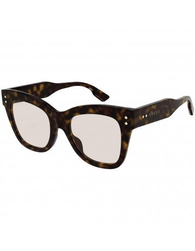 Gucci Women's Sunglasses - Yellow Lens Havana Cat Eye Acetate Frame | GG1082S 003 shop