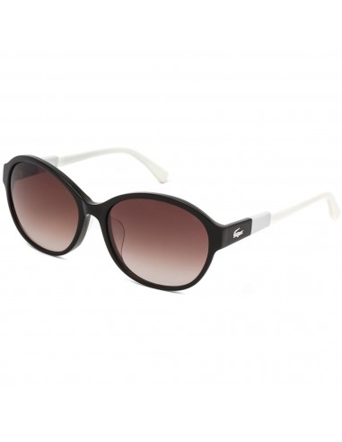 Lacoste Unisex Sunglasses - Full Rim Black and White Oval Frame | LACOSTE L808SA 1 Dans la société mordern