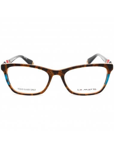 La Matta Women's Eyeglasses - Multicolor Rectangular Plastic Frame | LMV3269 02-09 offre 