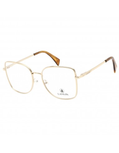 Lanvin Men's Eyeglasses - Clear Demo Lens Yellow Gold Square Frame | LNV2101 703 la colonne vertébrale