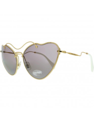 Miu Miu Women's Sunglasses - Antique Gold Butterfly Metal | MIU MIU 0MU55RS 7OE6X165 pas cher chine