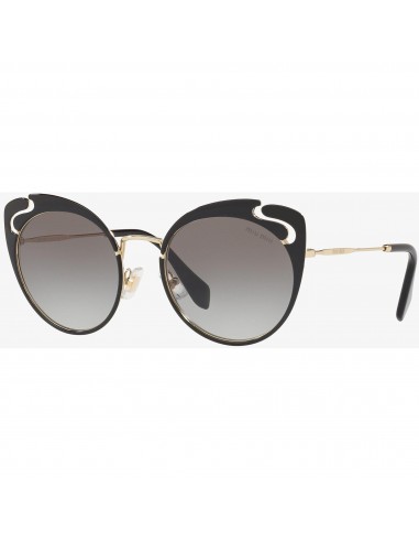 Miu Miu Women's Sunglasses - Core Collection Pale Gold and Black | 0MU 57TS 1AB0A7 Le MVP de beaucoup