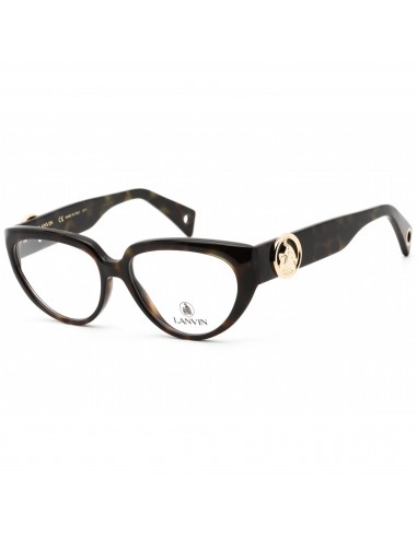 Lanvin Women's Eyeglasses - Clear Demo Lens Green Havana Cat Eye Frame | LNV2600 317 Livraison rapide