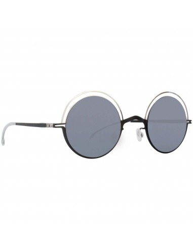 Mykita Unisex Sunglasses - Gold and Jet Round Shaped Metal Frame | BUENO GD/JBK_BK/B des créatures d'habitude