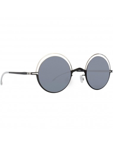 Mykita Unisex Sunglasses - Full Rim Silver and Black Frame | BUENO SL/BK_MMM_SL/F destockage