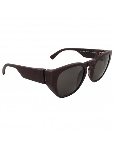 Mykita Unisex Sunglasses - Ebony Brown Square Shaped Acetate Frame | TRINITY MD22_RGR plus qu'un jeu 