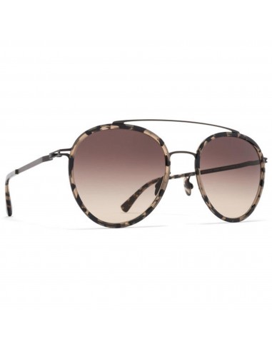 Mykita Unisex Sunglasses - Black/Antigua Brown Pilot Frame | MERI A16-BK/ANT_BR/BR vous aussi creer 