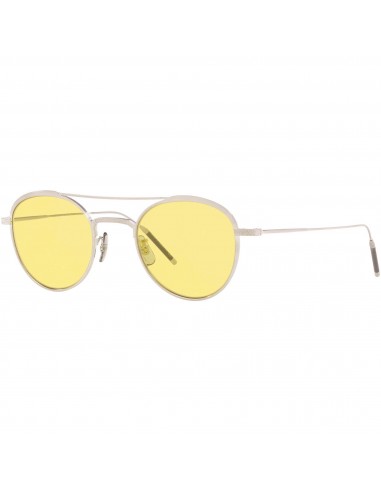 Oliver Peoples Men's Sunglasses - Brushed Silver Frame | OLIVER PEOPLES OV1275T 5254 outlet