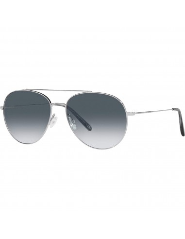 Oliver Peoples Men's Sunglasses - Silver Metal Frame | OLIVER PEOPLES OV1286S 50363F des créatures d'habitude