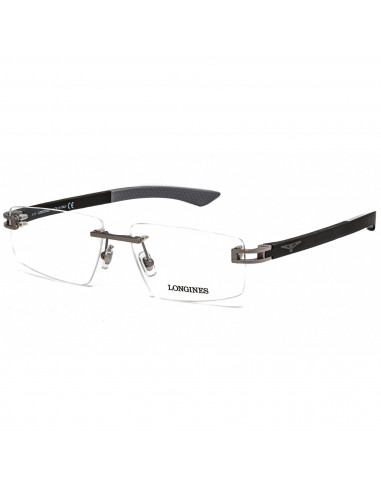 Longines Men's Eyeglasses - Clear Lens Shiny Light Ruthenium Frame | LG5007-H 014 acheter