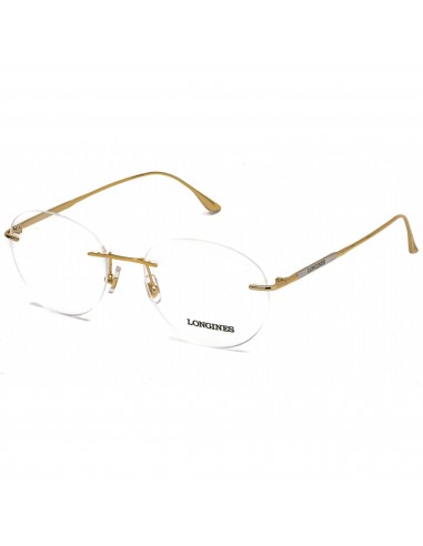 Longines Men's Eyeglasses - Clear Demo Lens Shiny Deep Gold Frame | LG5002-H 030 prix pour 