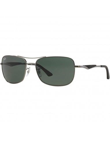 Ray-Ban Men's Sunglasses - Green Lens Gunmetal Metal Frame | RAY BAN 0RB3515 004/71 Les magasins à Paris et en Île-de-France