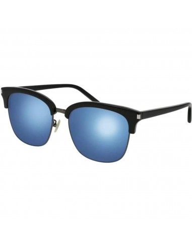 Saint Laurent Men's Sunglasses - Blue Mirror Lens Frame | SAINT LAURENT SL108K 3 votre restaurant rapide dans 