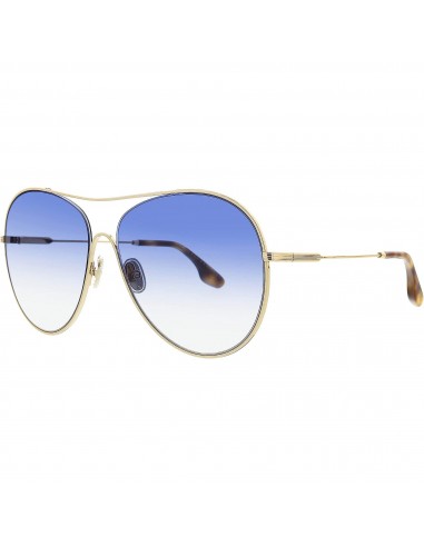 Victoria Beckham Women's Sunglasses - Gold/Teal Frame | VICTORIA BECKHAM VB131S 706 en ligne des produits 