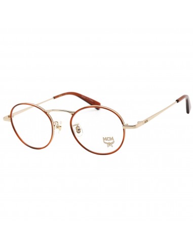 MCM Women's Eyeglasses - Clear Lens Blonde Havana Round Metal Frame | MCM2125A 218 une grave pollution 