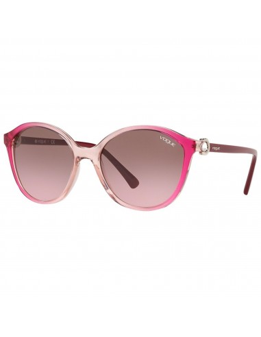 Vogue Women's Sunglasses - Transparent Light Pink Gradient Frame | 0VO5229SB 264314 pas cher