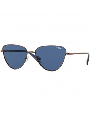 Vogue Unisex Sunglasses - Dark Blue Lens Copper Cat Eye Frame | 0VO4145SB 507420 offre 